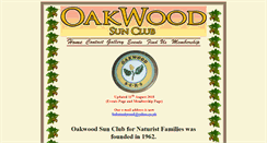 Desktop Screenshot of oakwoodsunclub.co.uk